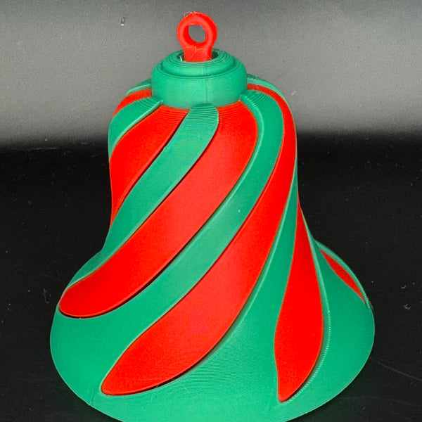 Impossible sliding bell ornament