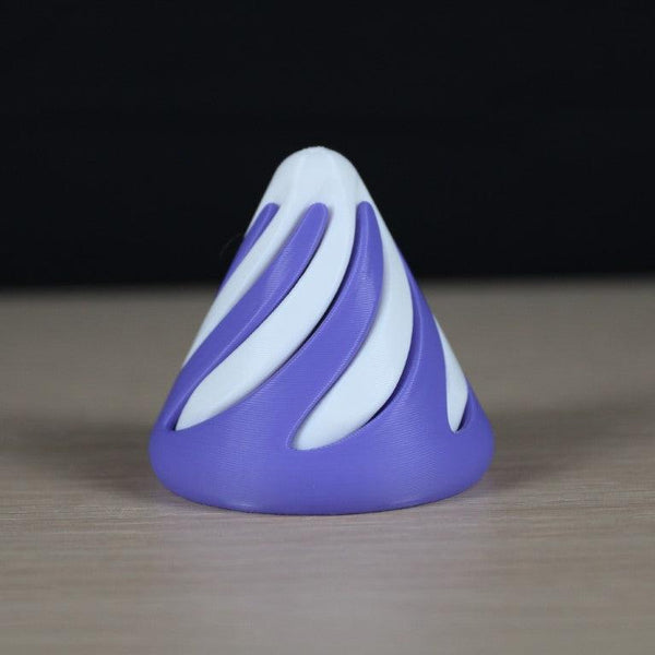 Spiral Twist Fidget Cone - 3D Printed Sensory Toy