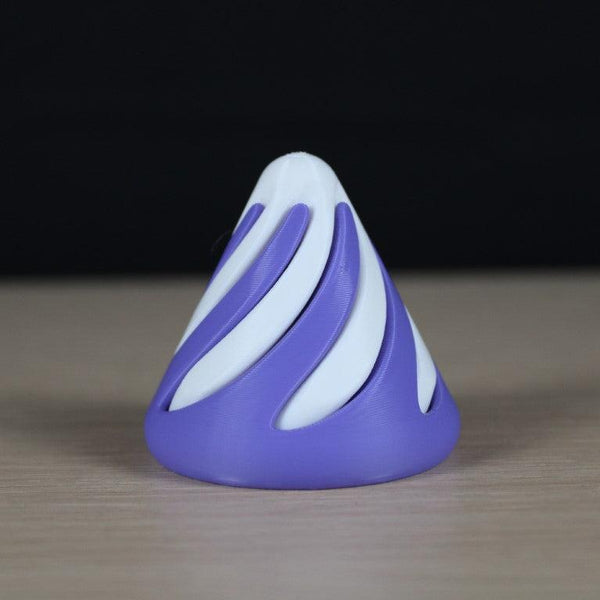 Spiral Twist Fidget Cone - 3D Printed Sensory Toy